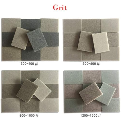 Myoseya Sponge Sander Set, Sanding Sponge, Woodworking File, 1200-1500#, Set of 10