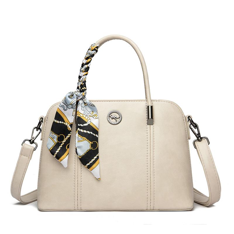 

Легкая роскошная мягкая сумка Senior Sense of Soft с модным темпераментом, сумка-ведро для поездок на работу через плечо абрикосовый