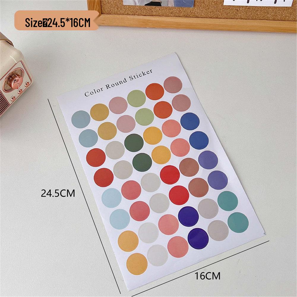 

Простые наклейки в горошек Моранди в земляных тонах для журналов и фотоальбомов