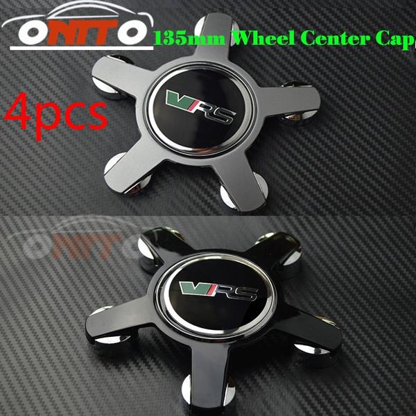 

4 шт., 135 мм, 5 когтей, черная/серая база, центральная крышка колеса VRS, колпачок ступицы колеса с логотипом автомобиля