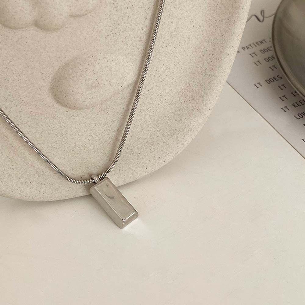 Chain Boyfriend Gift Women Geometric Necklace Clavicle Chain Men Necklace Korean Style Necklace