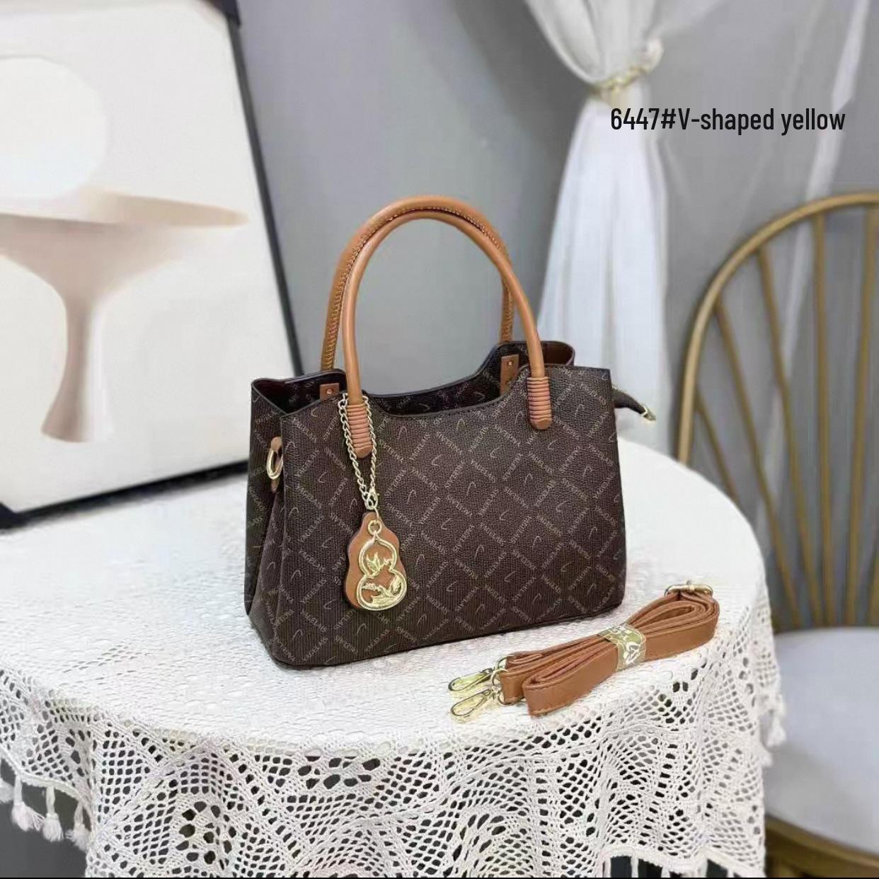 

Женская сумка-тоут 2024 года с цветными блоками: Универсальная, Повседневная, Простая сумка через плечо