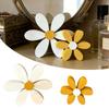 1pc Wooden Daisy Desk Ornament Home Decor Perfect for Your Desk To Create A Fresh and Pleasant Seasonal Atmosphere