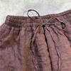 Johnature Women Vintage Skirts Elastic Waist Belt Spring Solid Color Casual A-Line Skirts