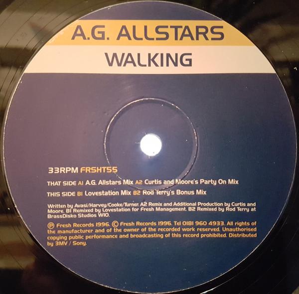 

12inch Record A.G. ALLSTARS - Walking FRSHT55 Fresh 1996 UK Dance & Electronica Used