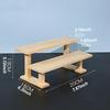 Figure Display Stand Cupcake Stand Holder Wooden Display Riser Perfume Organizer for Crafts