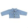 Doll Denim Jacket Miniature for Dollhouse Display Light