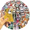 50 Colorful Creative Illustrations Graffiti Stickers Personalized Decoration Guitar Laptop Suitcase DIY Waterproof Stickers