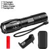 New XHP70 LED Flashlight XHP50 LED Flashlights USB Rechargeable Flashlight Zoomable Torch Waterproof Torch Camping Flashlight