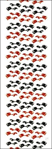 

Dyeing Anbo Hand Towel Goldfish Authentic Dyed Cotton Tokuoka Made in Japan 35cm x 100cm Tsuranari Red 100%