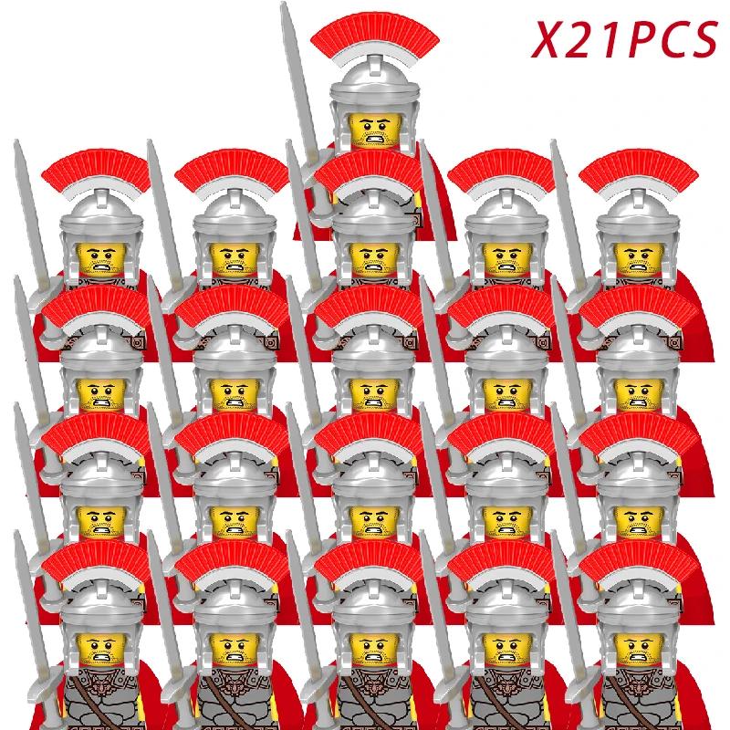 Medieval Knights & Warriors Building Blocks Roman Legion Spartan Cavalry Crusaders Bricks