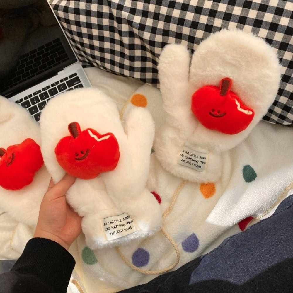 Cartoon Neckerchief Wrap Plush Neck Warmer New Gloves Winter