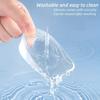 1 Pair Transparent Silicone Insoles, Non-Slip Shock-Absorbing Height-Increasing Insoles, Comfortable and Invisible, Suitable for All Shoe Types