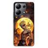 Phone Case - MANIACASE - Xiaomi Redmi Note 13 4G - Silicone TPU - Naruto Moon 3D - Black