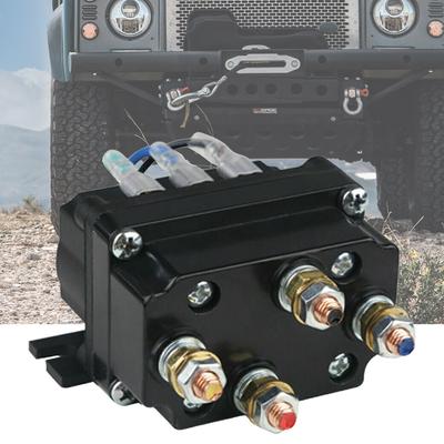12V 250A Winch Control Relay Solenoid Contactor Winch Control Solenoid Relay Twin Wireless Remote Recovery for Jeep ATV SUV