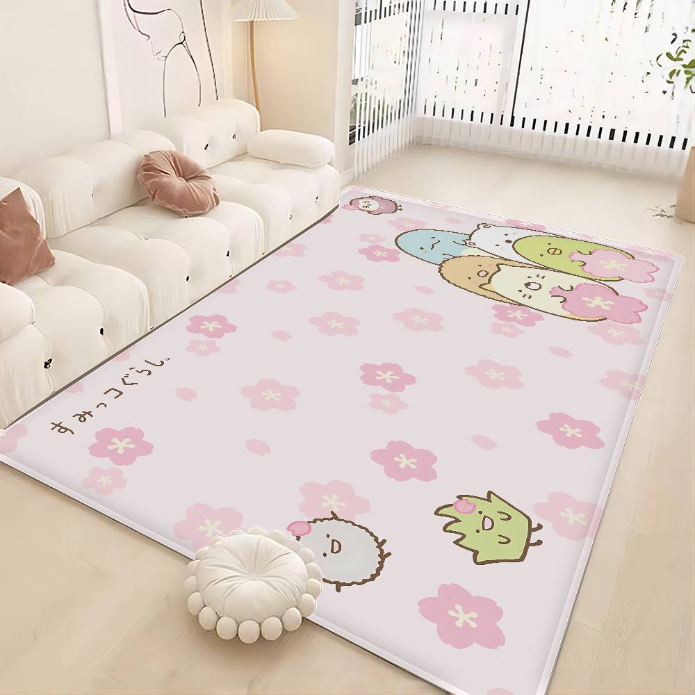 Cartoon Pink Sumikko Gurashi Kitchen Mat Cheaper Anti-slip Modern Living Room Balcony Printed Modern Home Decor