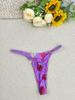 European & American New Braided Triangle Thong Bikini Set