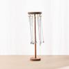 Bracelet Hanging Stand Jewelry Display Rack Wood Texture Bracelet Holder for Displaying Necklaces Earrings and Bracelets