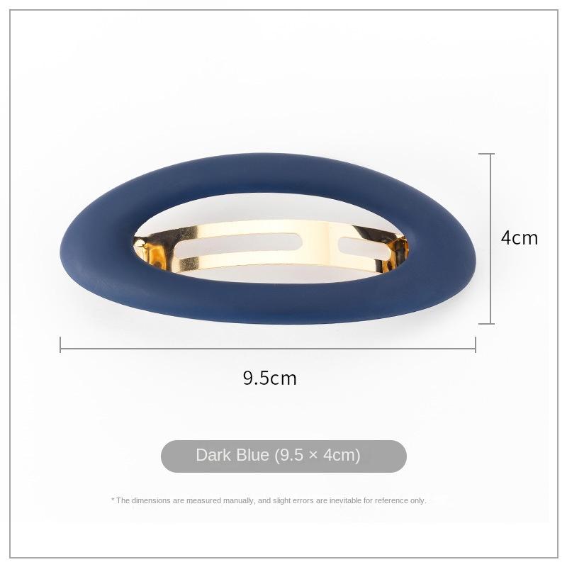 Fashion Matte Snap Hair Clip for Women Hairpin Hairclips Hair Barrette Korean Simple Ponytail Holder Hairgrips Hair Accessories