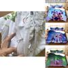 Kpop Demon Hunters Threepiece Bedding Set With Print For Modern Bedroom Decor