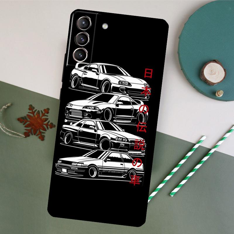 Coque de téléphone pour voiture de sport drift pour Samsung Galaxy S26 S23 Ultra S20 S21 S22 S24 S25 Plus S10 S25 FE Couvercle arrière