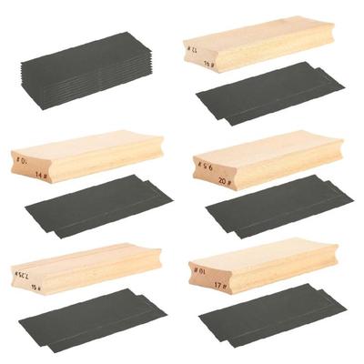 Gitarrenbund-Nivellier-Schleifblöcke Griffbrett-Reparatur-Papierauflage Blattpolster