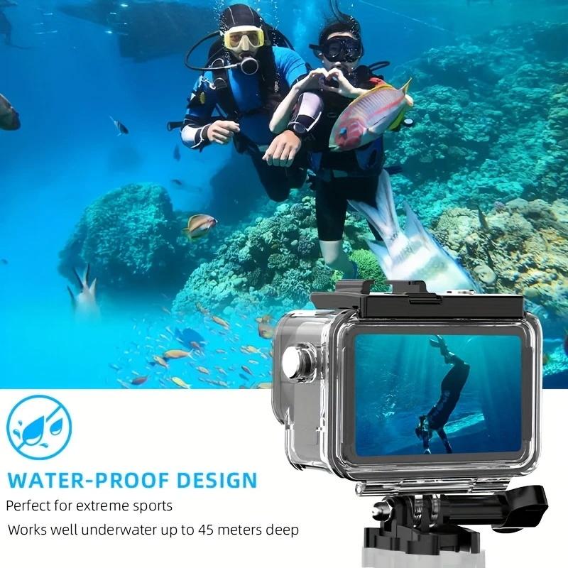 For DJI Osmo Action 3/4/5 Pro Waterproof Case - Protects Against Water And Scratches Up to 148 Feet Deep