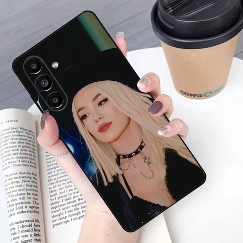 Singer A-Ava M-Max Phone Case For Samsung S 25,24,23,22,30,21,10,9,Ultra,Plus,Lite,FE,4G,5G Black Soft Case