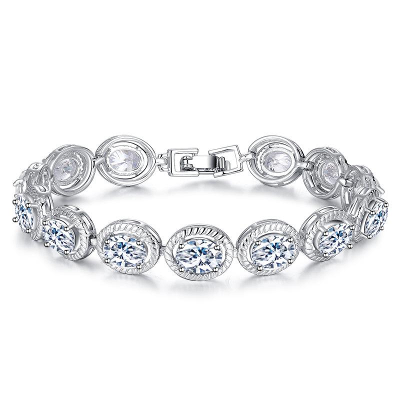 Micro-Set Accessories Aaa Zircon Bracelet, Classic Zircon Bracelet For Women