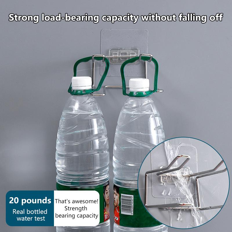 Stainless Steel Hair Dryer Rack High Quality Bathroom Hairdryer Holder Wall Mounted Self-adhesive No Punching Easy To Install