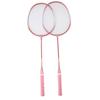 Badminton Set Iron Alloy Incrsed Ar Shock Absorption Lightweight Badminton Racket Set for Beginner Children Adults