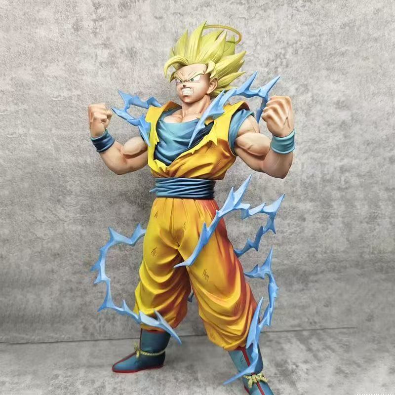 30cm/11.81inch Anime Dragon Ball Ssj2 Son Goku Figures Super Saiyan Goku Action Figure Collection Model Toy Gifts