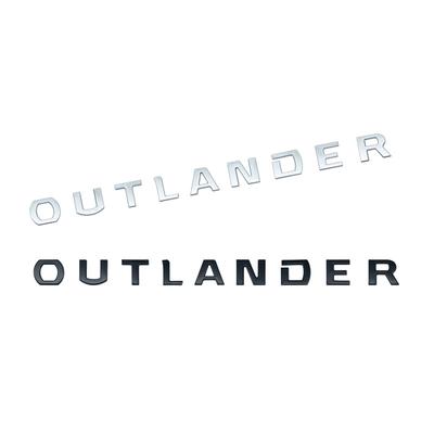 Adesivo esterno per auto OUTLANDER Lettere Logo Emblema per cofano anteriore Adesivo per baule posteriore per auto Decalcomanie Decorazione Accessori auto