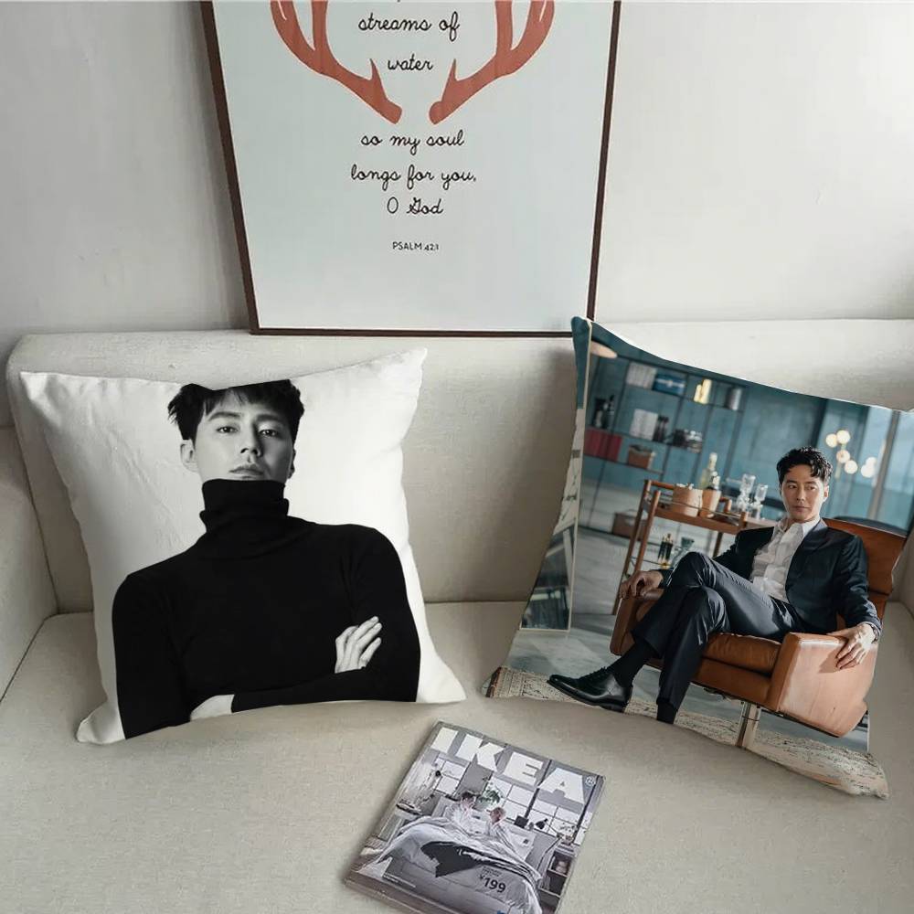 1PC KPOP idol Jo In-sung Pillow Case Square  Bedroom Sofa Leisure Comfort Cushion Car Home Decoration Pillowcase 40x40