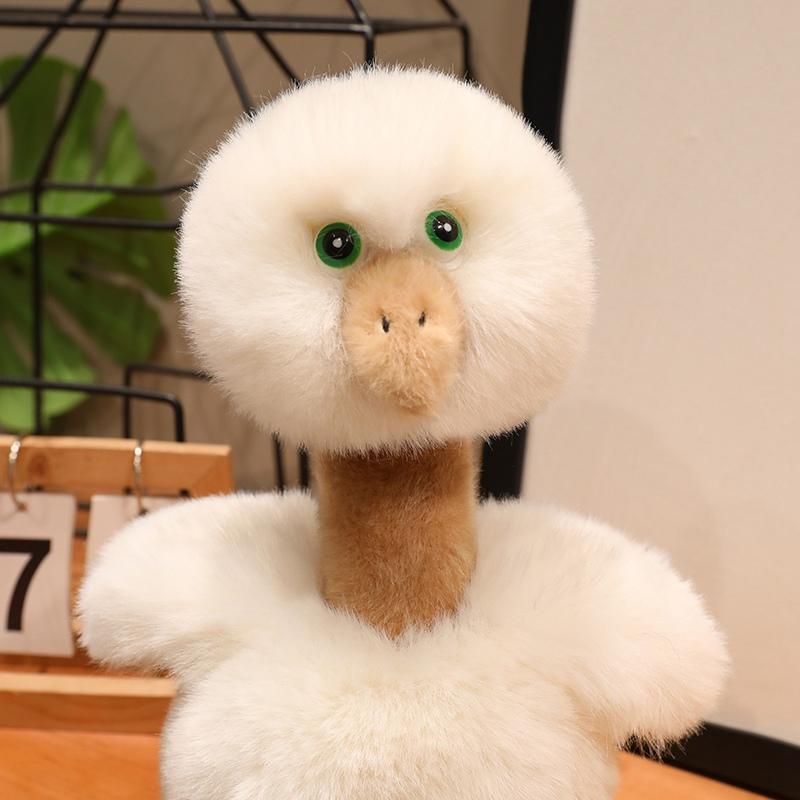 455570Cm Kawaii Furry Ostrich Plush Toy Soft Stuffed Animal Ostrich Toy Birthday Holiday Gift