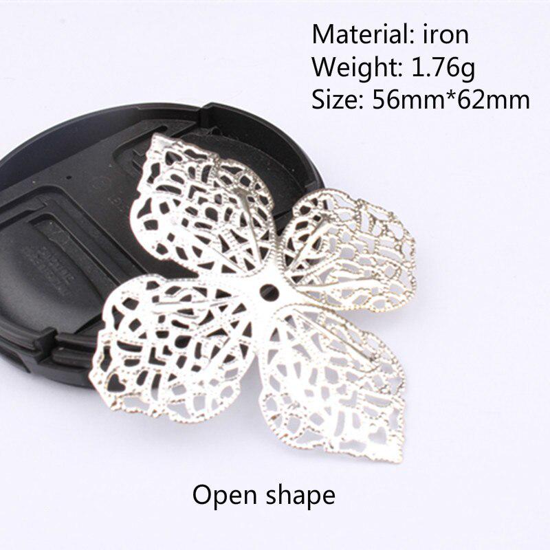 5Pcs Flower Pattern Adjustable Gold Metal Hair Tube Beads Rings Cuffs Hair Accessories Dreadlocks Cuff Clip Hair Jewelry