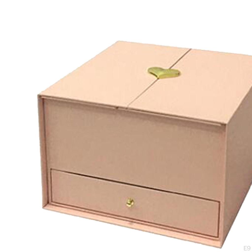 Empty Flower Arrangement Gift Box 9.8x9.2x6inch Cardboard Material Versatile with Drawer for Florist