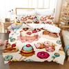 Bedding Set Pink Love Heart Duvet Cover Boys Fashion Quilt Cover Girls Room Cute Sweets Bedding King/Queen Duvet Cover Set