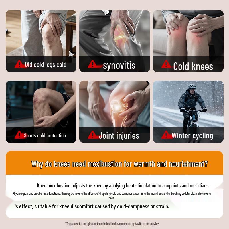 XTEP Moxa Heating Winter Knee Brace