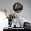 Vintage 3D Boar Metal Art 8x8 Inch Waterproof Wall Decor for Home Garage Gift