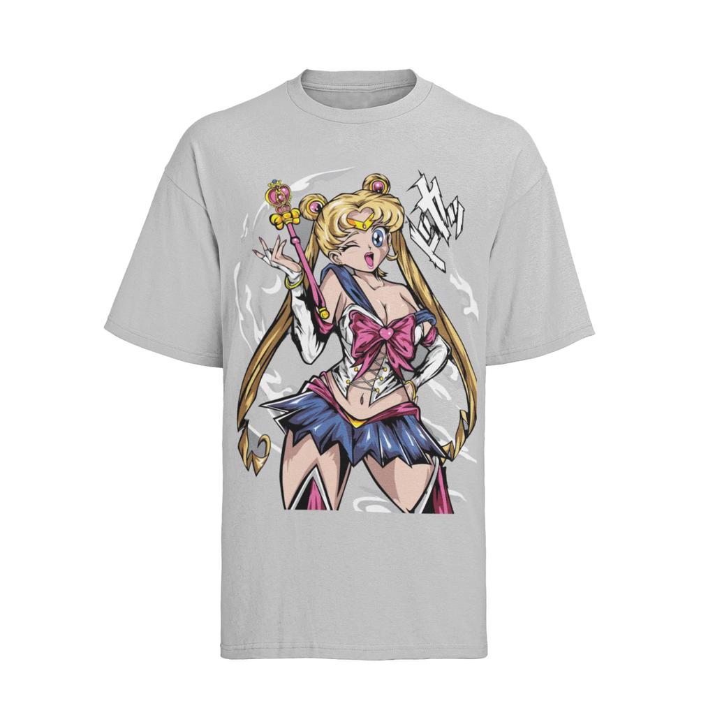 Summer Anime Retro Men's Beathable T-Shirt Summer Y2k Men's and Women's Streetwear Cotton Tees