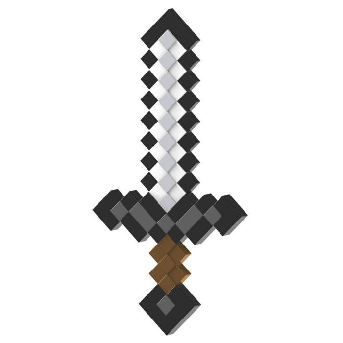 Arme fictive - baton - epee - baguette Mattel - HLP59 - Minecraft - Basic Role Play Iron Sword (968-6040)