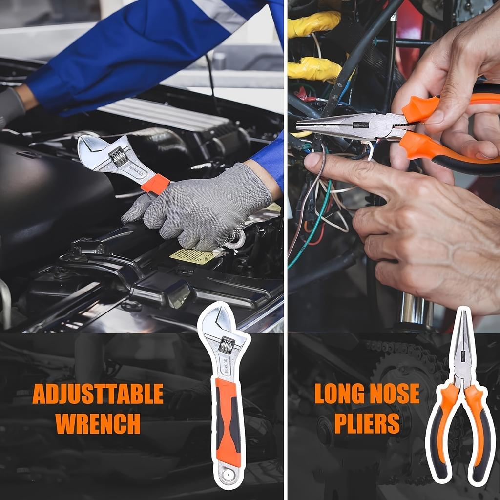 Fix Everything In Your Home & Car: 160-Piece Pro Tool Kit with Storage Case