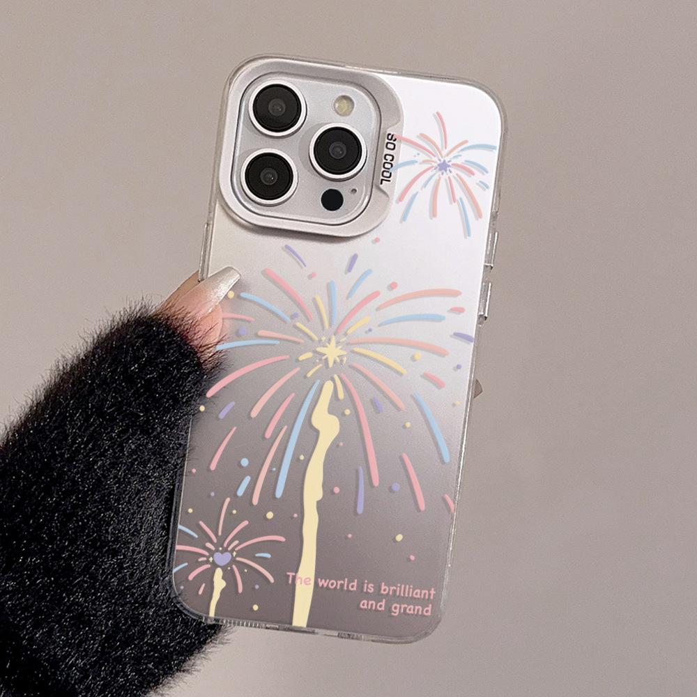 Creative Colorful Fireworks Phone Case for iPhone 17 iPhone 17 Pro Max