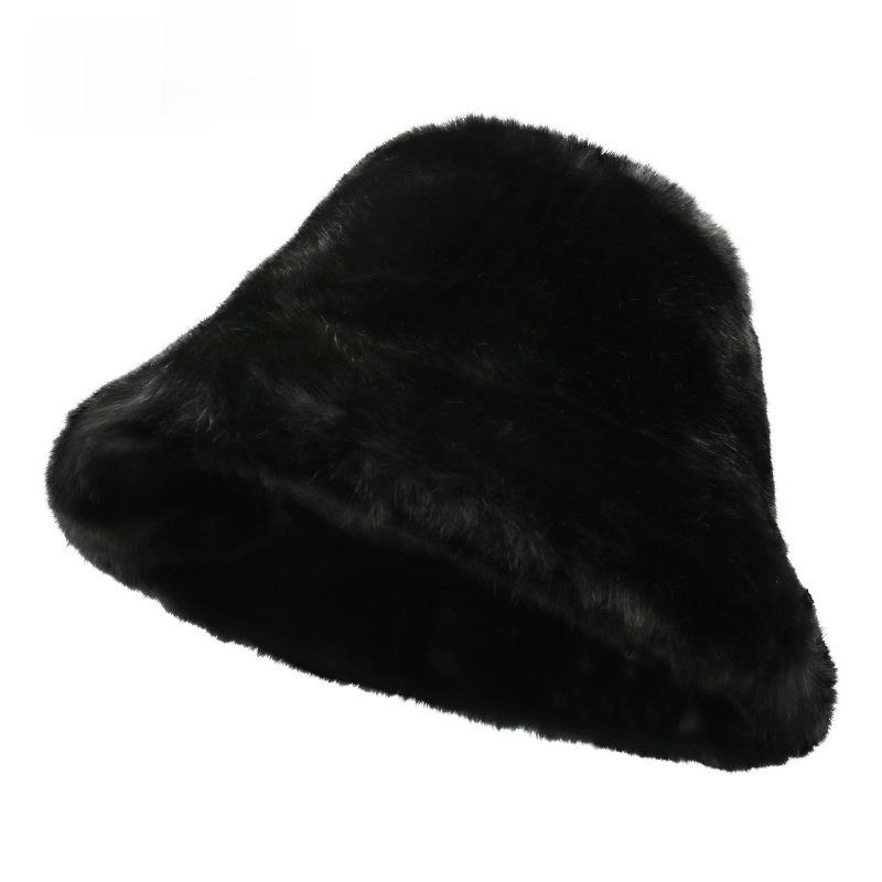 Versatile Warm Plush Basin Hat for Autumn and Winter, Fisherman Hat That Looks Small and Fashionable, Single Item Hat