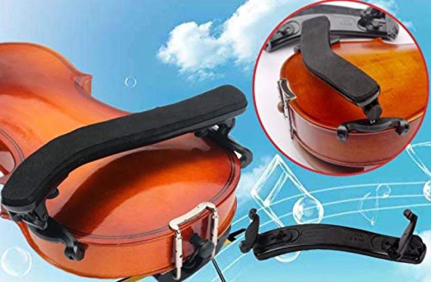 Violin shoulder rest size Can be stored in violin case Foot height adjustment 4/4