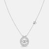 METROCITY JEWELRY Brillio Silver White Necklace A213SN1603WPA