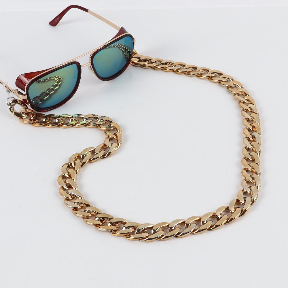 Acrylic Glasses Chains For Women Holder Cord Reading Sunglasses Chain Men Lanyard Eyeglasses Hanging Neck Chain Strap Rope Trend