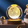 Crystal Ball Night Light: Starry Sky Carved Desktop Ornament Gift