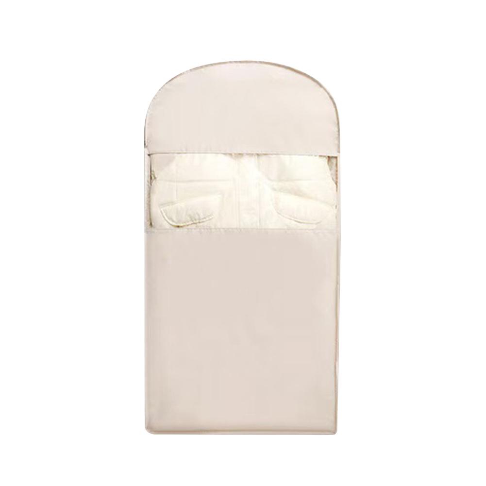 Clothes Hanging Dust Cover Wedding Dress Cover Suit Coat Storage Bag with Self Compression Zipper Space Saver Clothes Cover